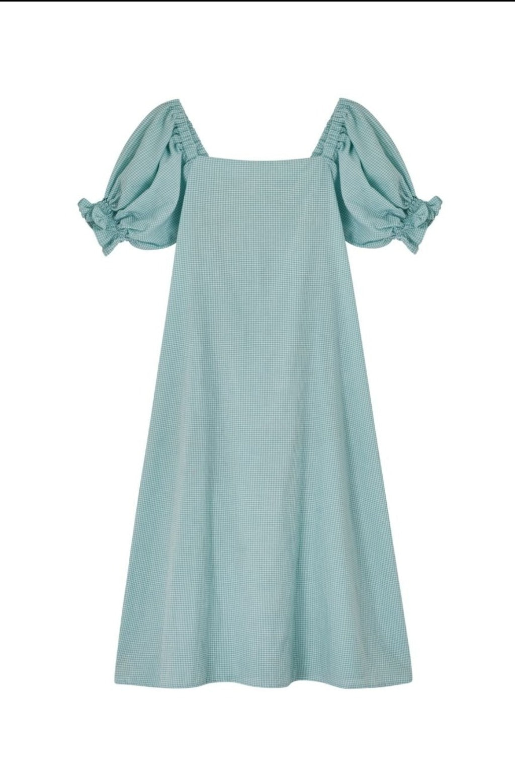 Madera Dress in Mint Gingham