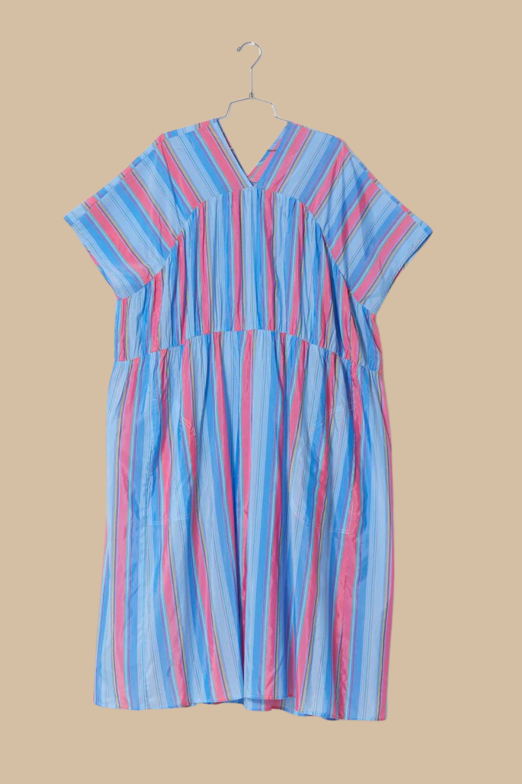 Lihue Dress Striped Viscose Cotton