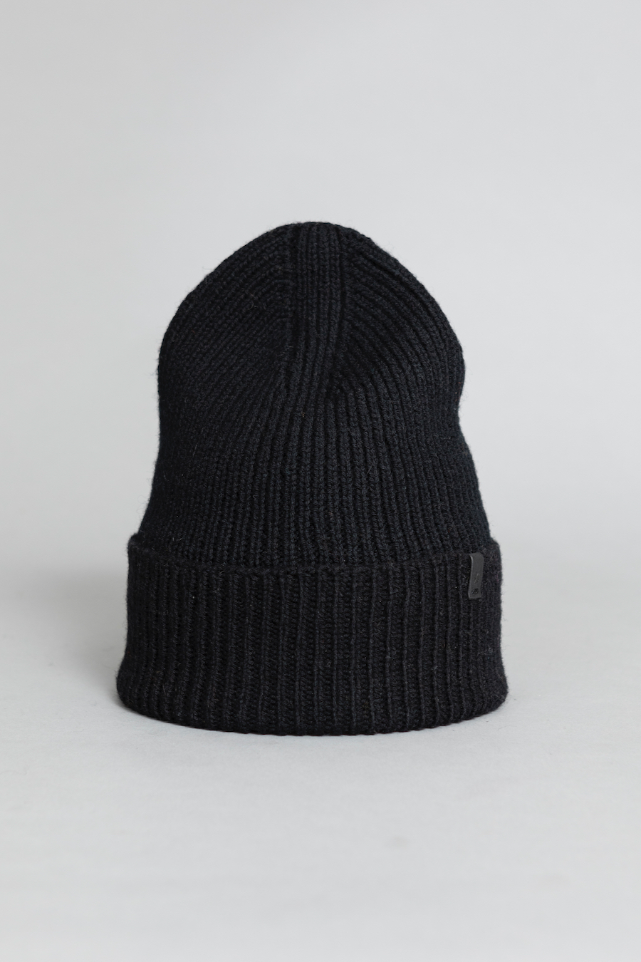 Merino Rib Hat, Black