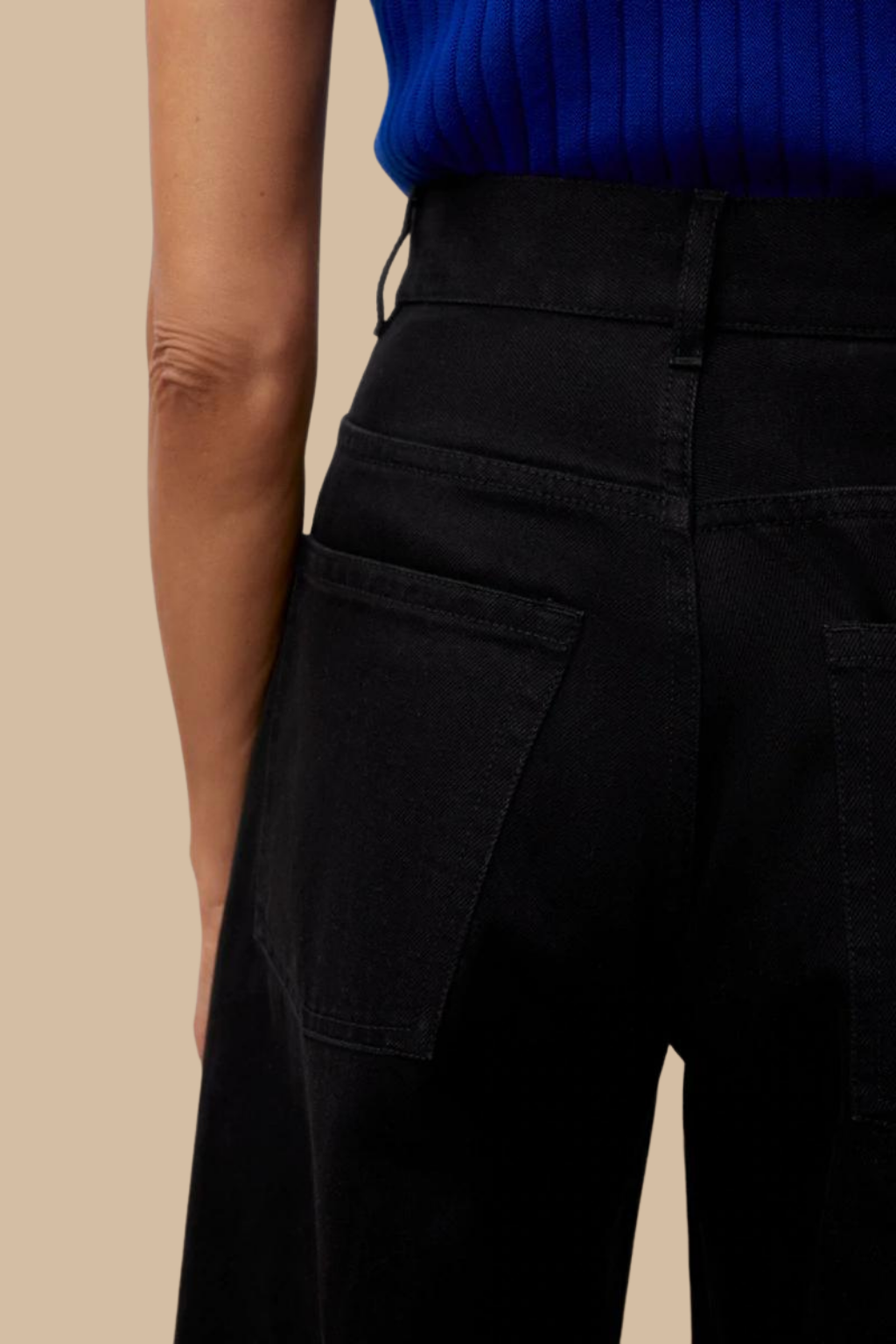 Sailor Jeans in Black Denim Organic Cotton