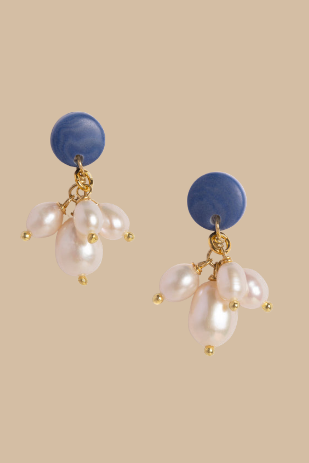 Madeline Earrings, Blue